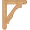 Ekena Millwork Balboa Craftsman Smooth Bracket, Western Red Cedar, 3 1/2"W x 20"D x 24"H BKT04X20X24BOA04SWR - alternate 3